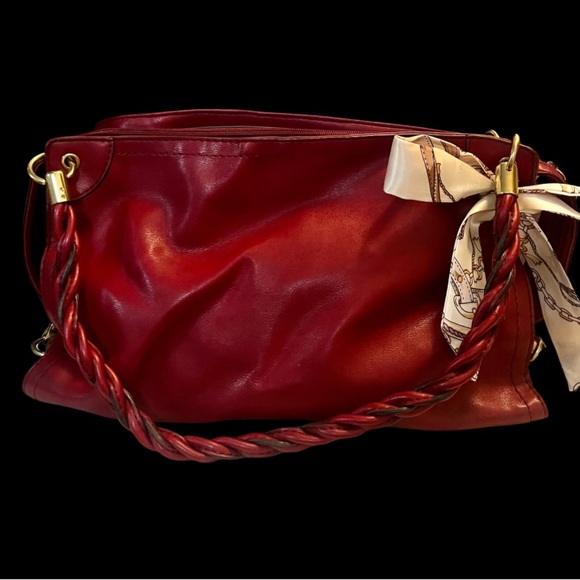 Relic Handbags - Relic Burgundy Shoulder Bag with Twisted Strap